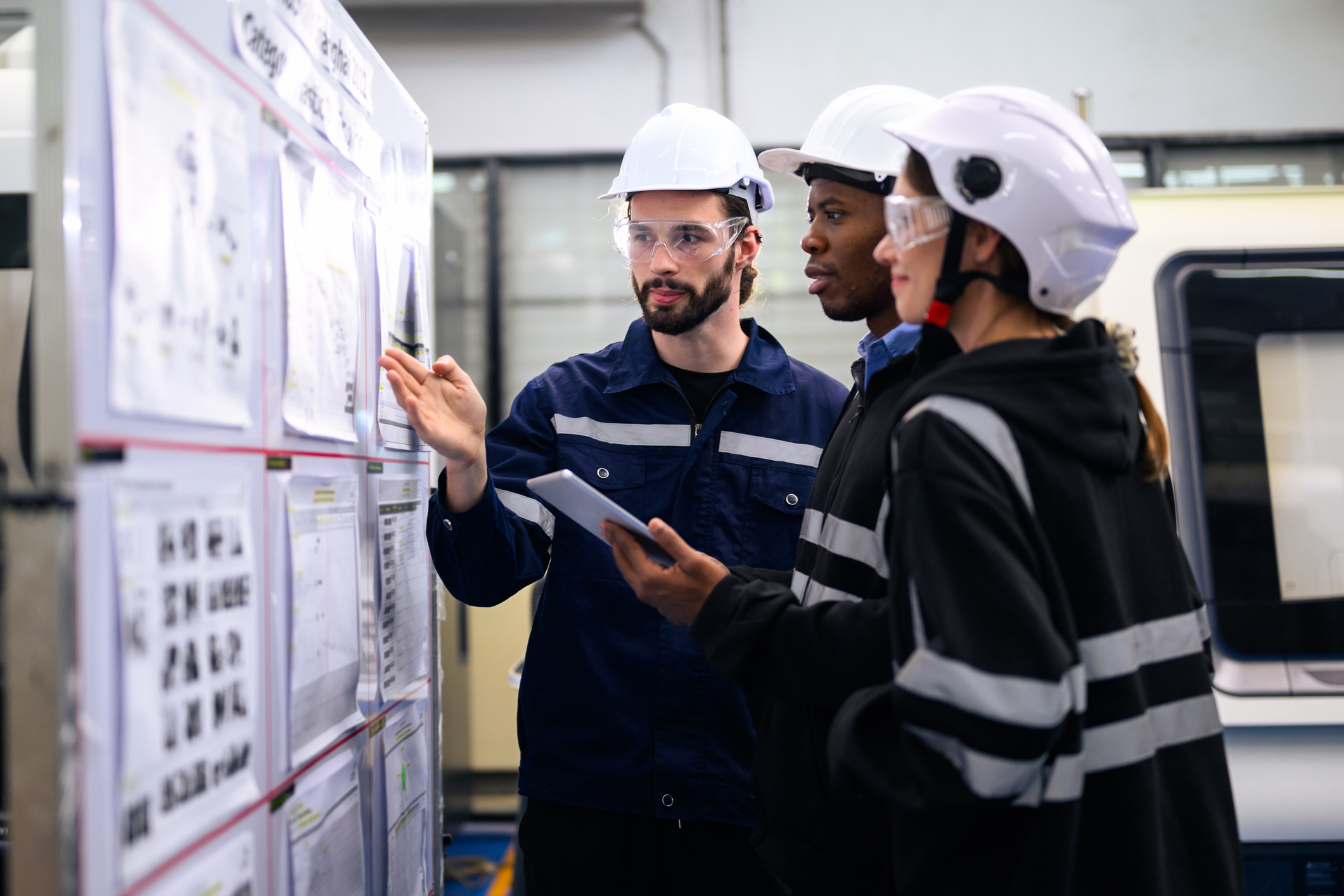 Business team conducting qualifying R&D activities eligible for the research tax credit