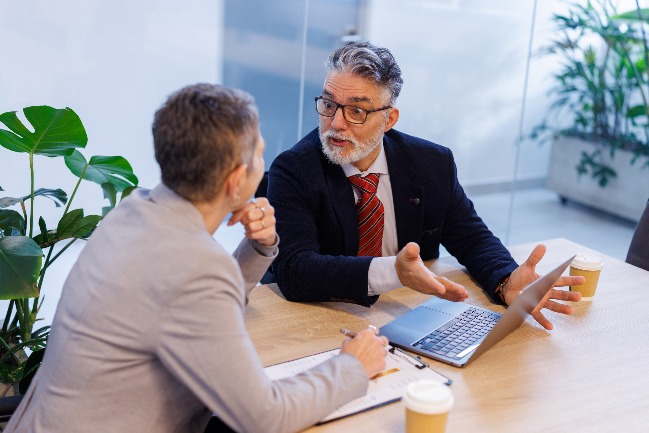 Archer Lewis exit planning advisor working with a business owner on their exit strategy