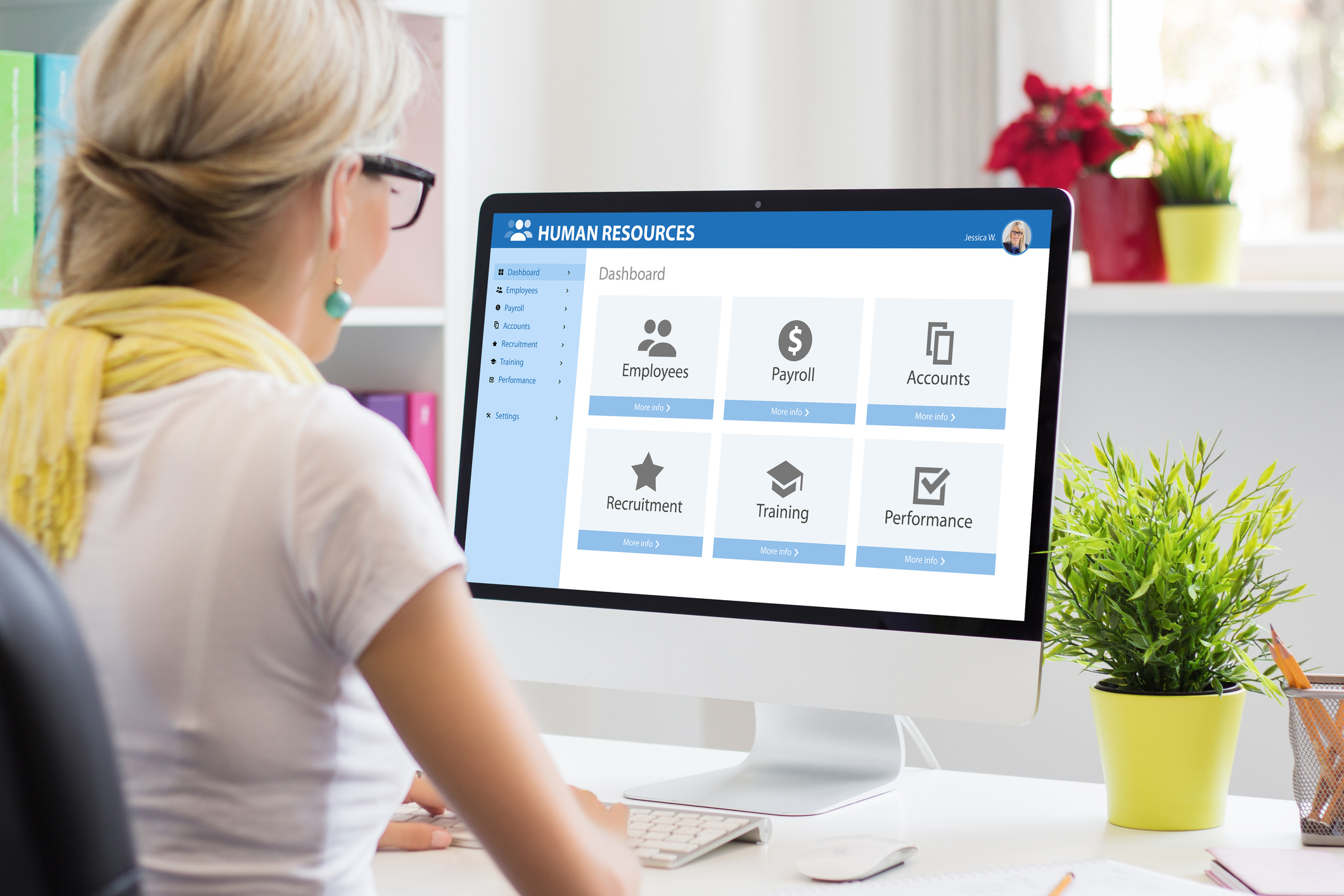 Archer Lewis payroll specialist managing employee payroll for a business client